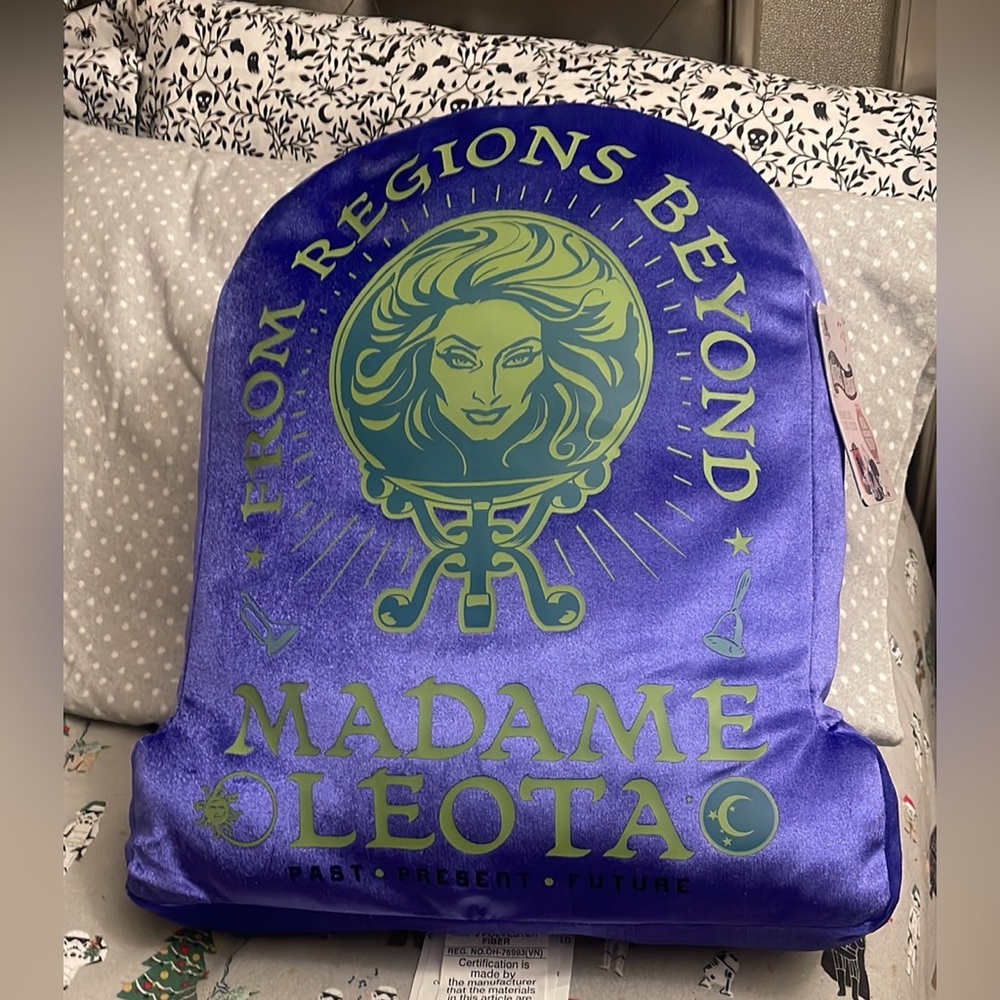 Disney Park the Haunted Mansion Pillow Glow in the Dark.